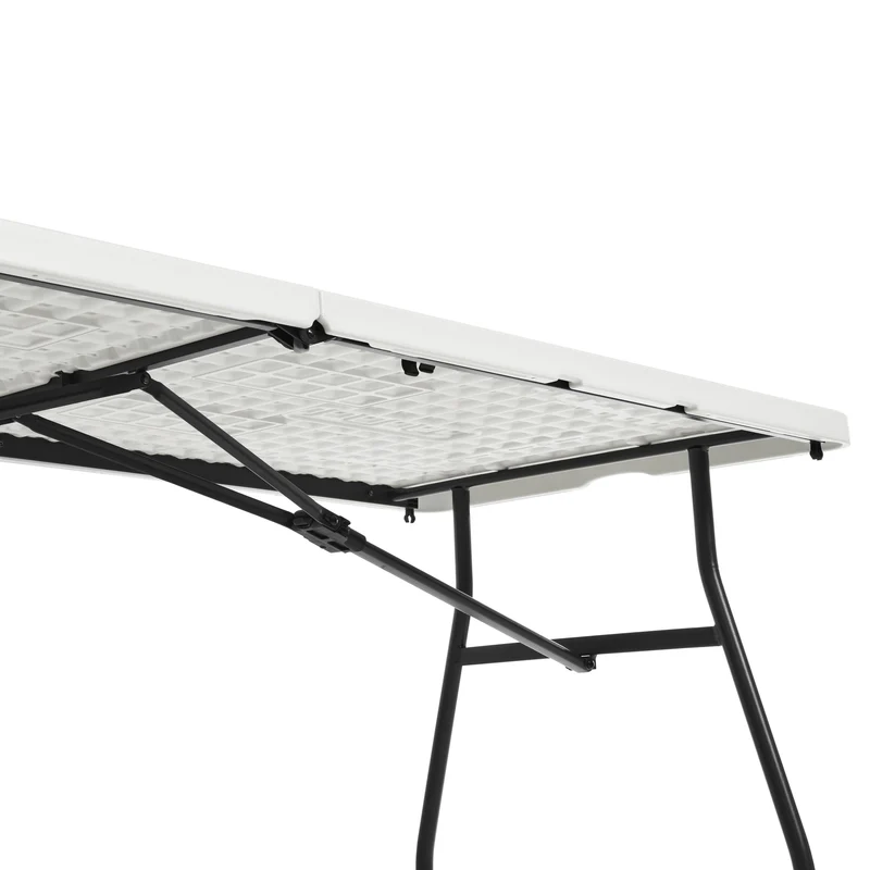 Amazon Basics Klapptisch rechteckig mit Tragegriff 182x75cm Weiss