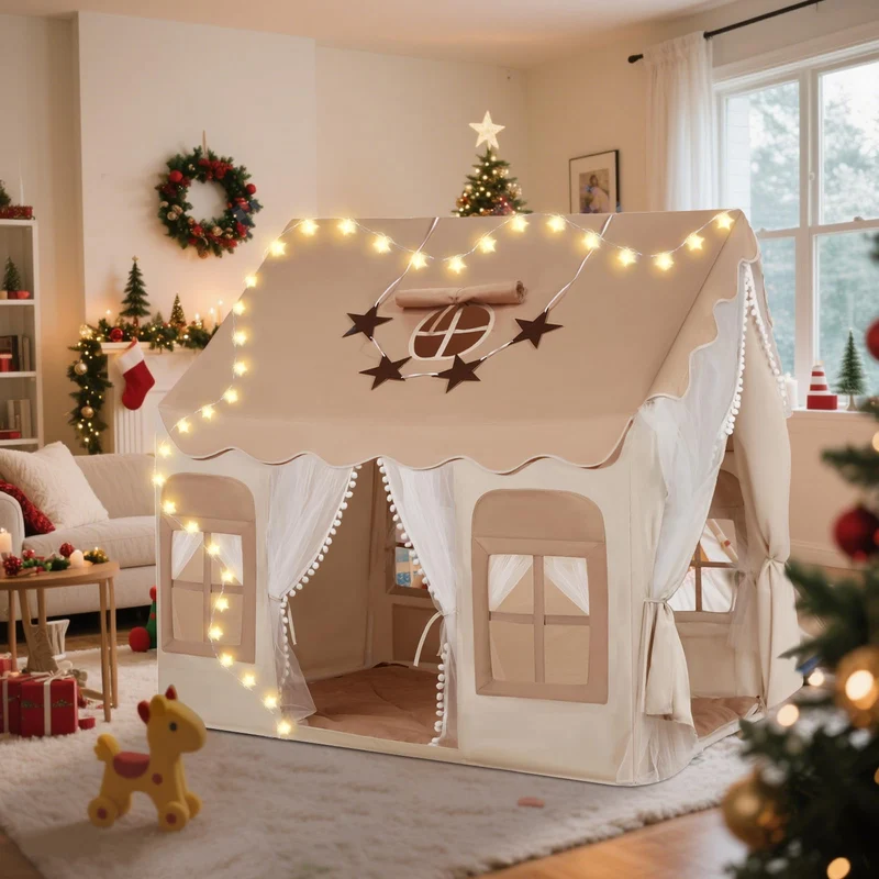 snookids Kinder Tipi Zelt – Indoor Spielhaus Komplettset