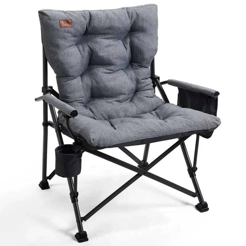 EVER ADVANCED Faltbarer Campingstuhl - XL 230kg Belastbar