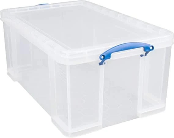 Really Useful Box 64L Aufbewahrungsbox transparent 2er-Pack