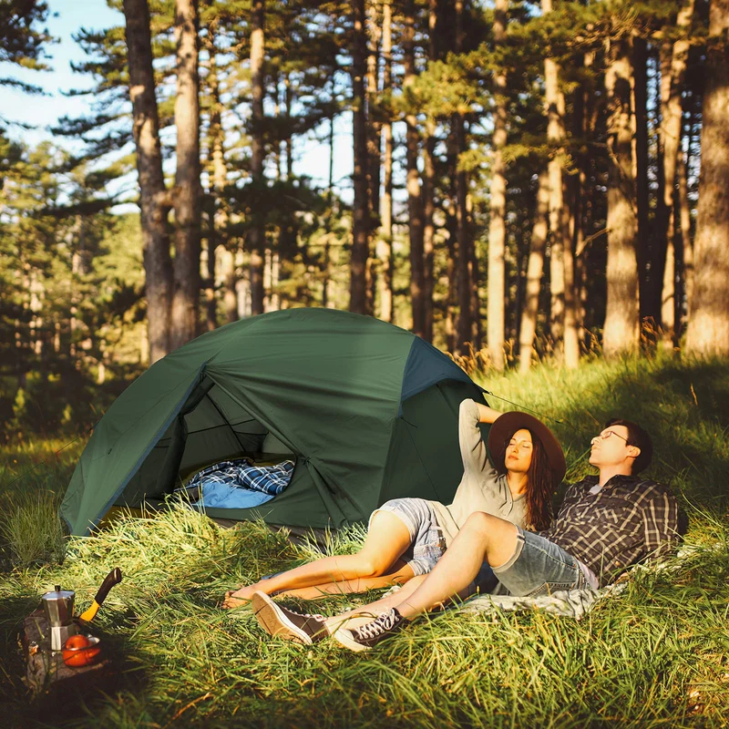 Bessport Camping Zelt 2 Personen - Ultraleicht, 4 Jahreszeiten